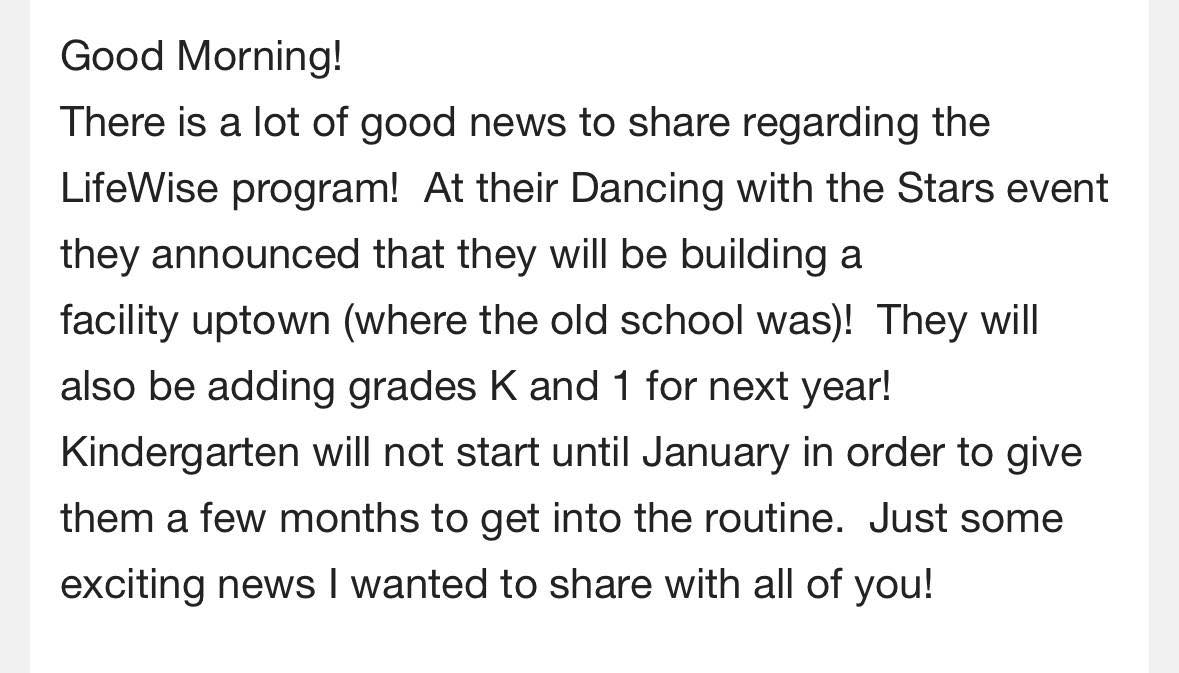 Submitted by an elementary school TEACHER who says this was sent by the PRINCIPA…