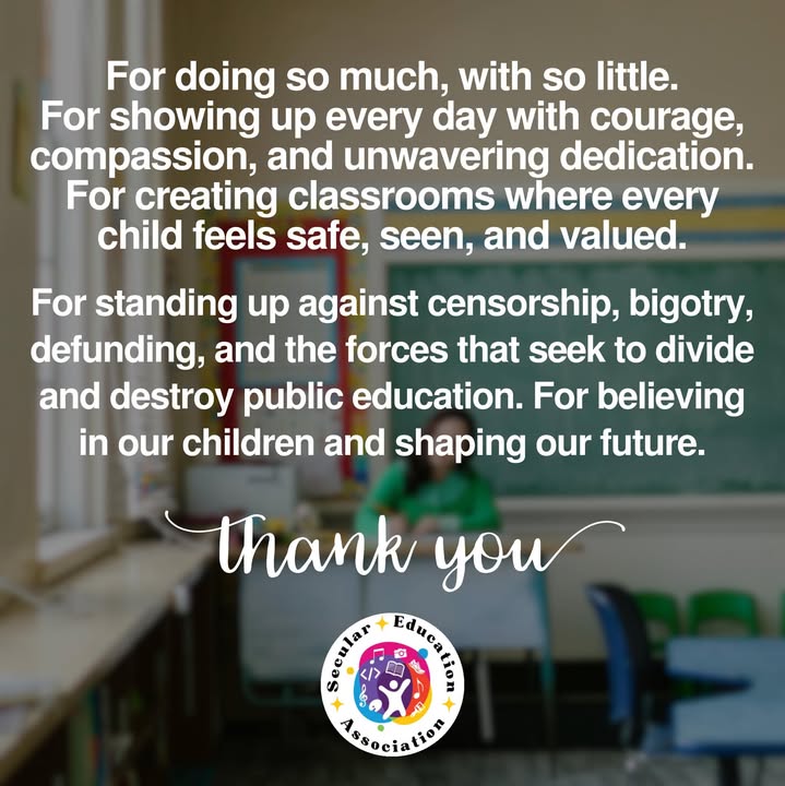 There aren’t adequate words to show how much we love and appreciate teachers. No…