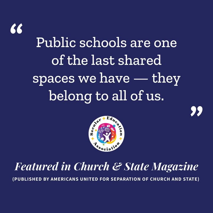 New Featured Article in Church & State Magazine!