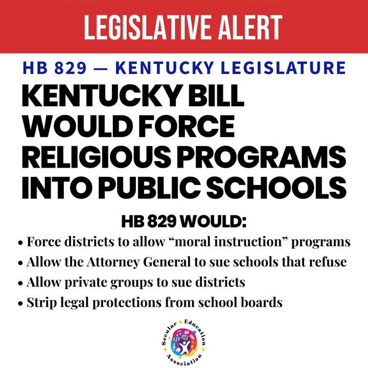 🚨 New bill in KENTUCKY could allow the state — or private individuals — to sue s…