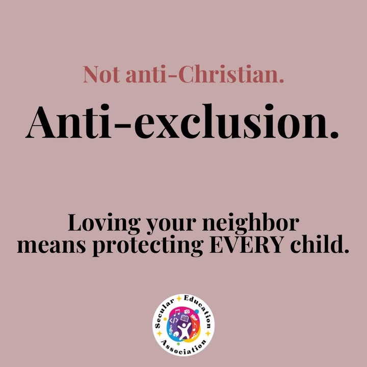 SEA is not anti-Christian.