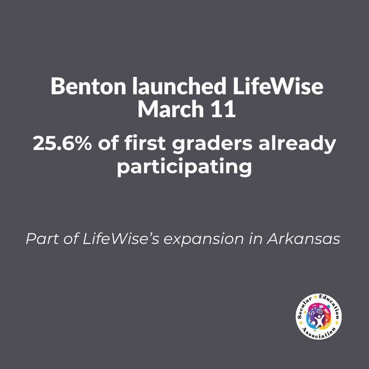 ARKANSAS —LifeWise Academy has now opened in Benton and one detail in this artic…