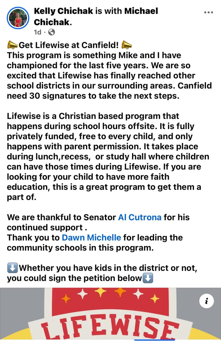 If anyone can sign, then stop calling it community interest.
