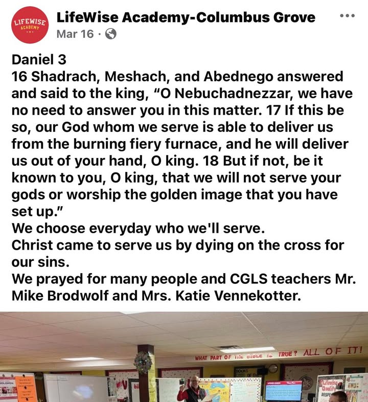 They say it’s “just prayer.”