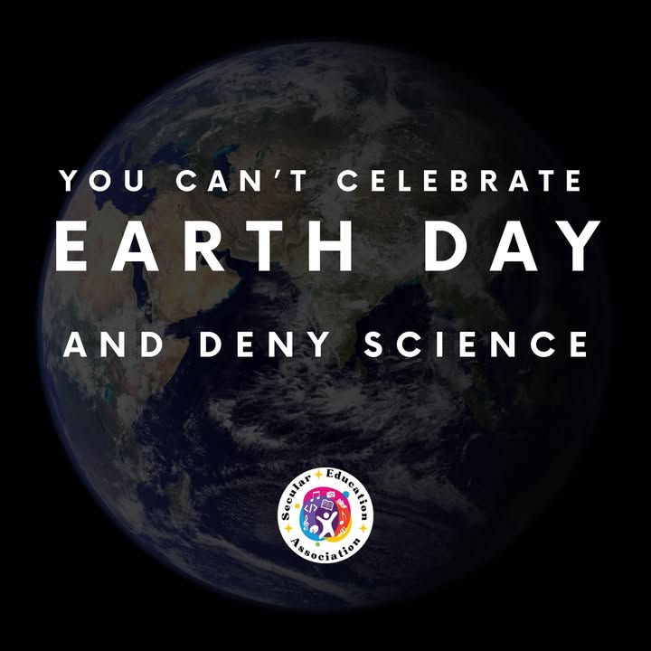 🌎 EARTH DAY isn’t a vibe. It’s science.