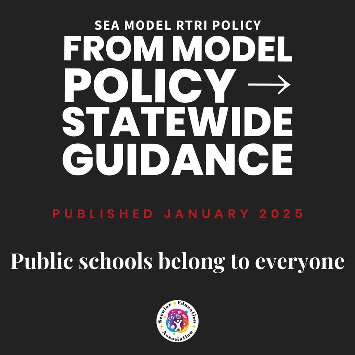Secular Education Association first published our Example RTRI Policy in January…