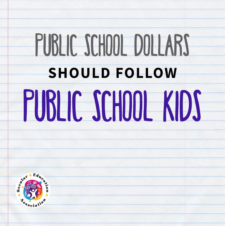 Public school dollars should follow public school kids.