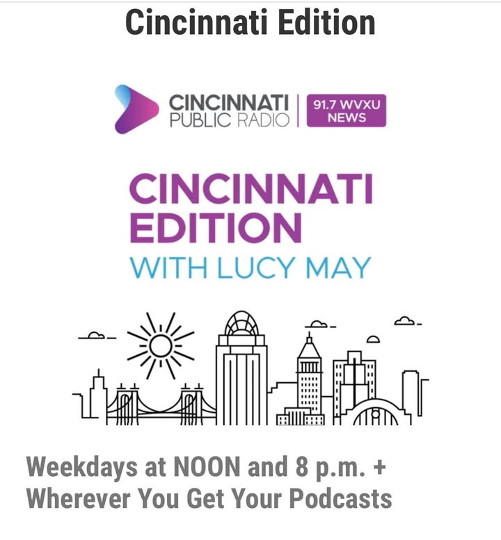 We’ll be on WVXU-FM 917 again tonight at 8 p.m.