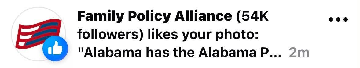 Well, hello there, Family Policy Alliance 👋🙃